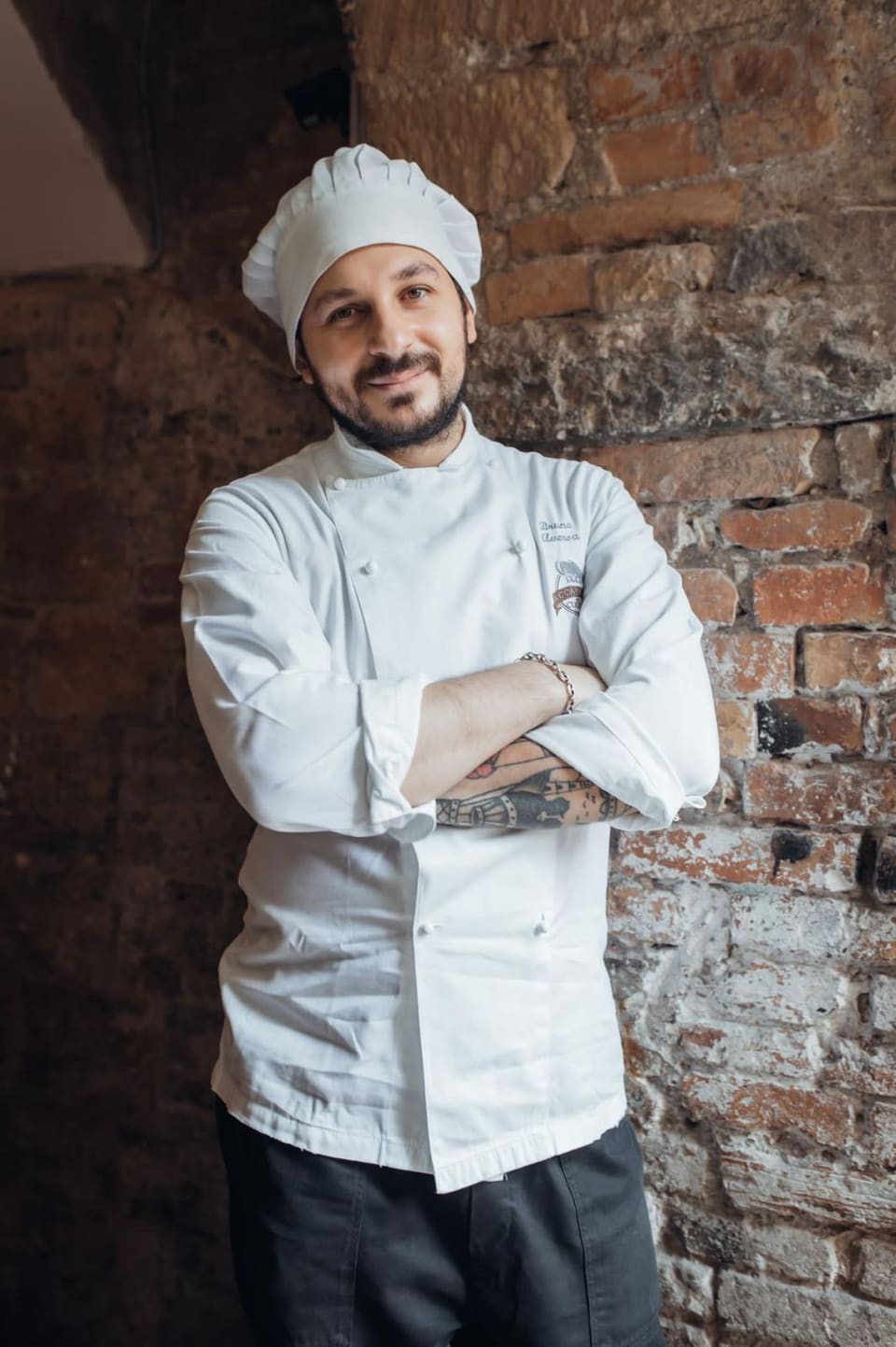 Lo chef Bruno Aversa del ristorante Il Gozzo a Salerno