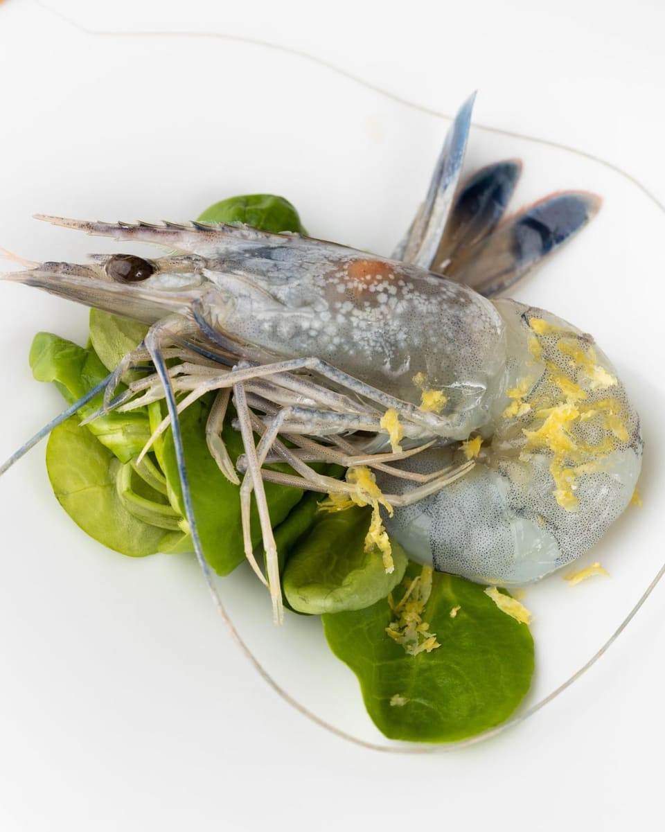 Gamberi blu — Il Gozzo, Salerno